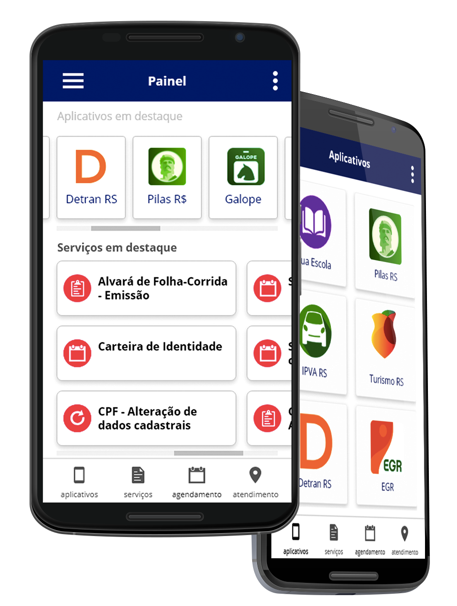 aplicativo Tudo Fácil em um celular